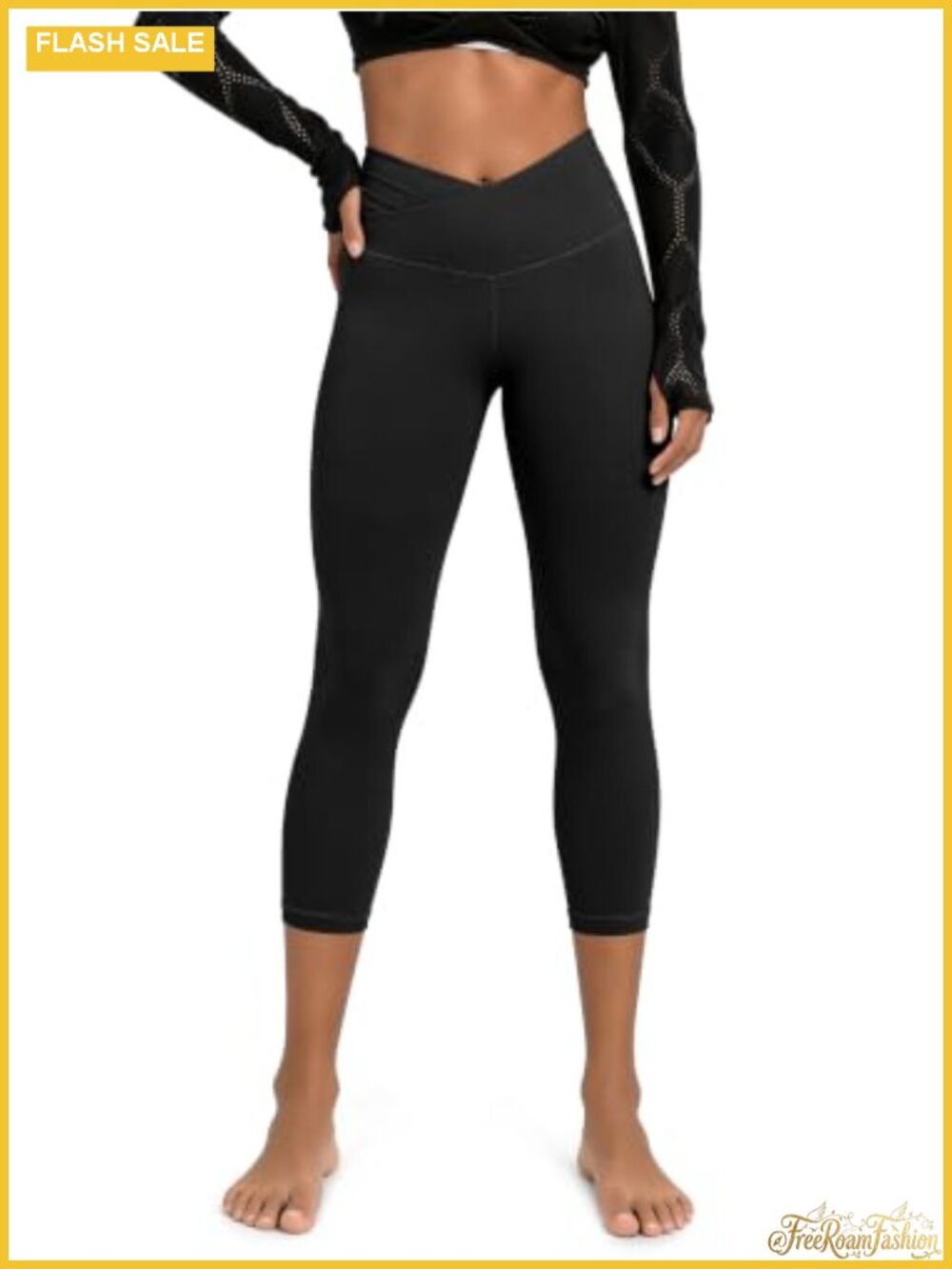 Women's High Waisted Yoga Leggings with Pocket 23" Inseam